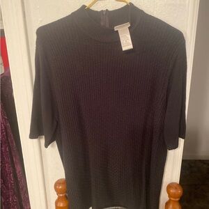 Koret Black Knit Top